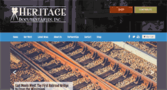 Desktop Screenshot of heritagedocumentaries.org